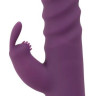 Фиолетовый вибратор-кролик 2 Function Rabbit Vibrator - 23,7 см.