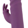Фиолетовый вибратор-кролик 2 Function Rabbit Vibrator - 23,7 см.