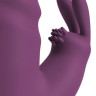 Фиолетовый вибратор-кролик 2 Function Rabbit Vibrator - 23,7 см.