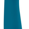 Бирюзовый вибромассажер с температурными режимами Hot n Cold Vibrator - 21,6 см.